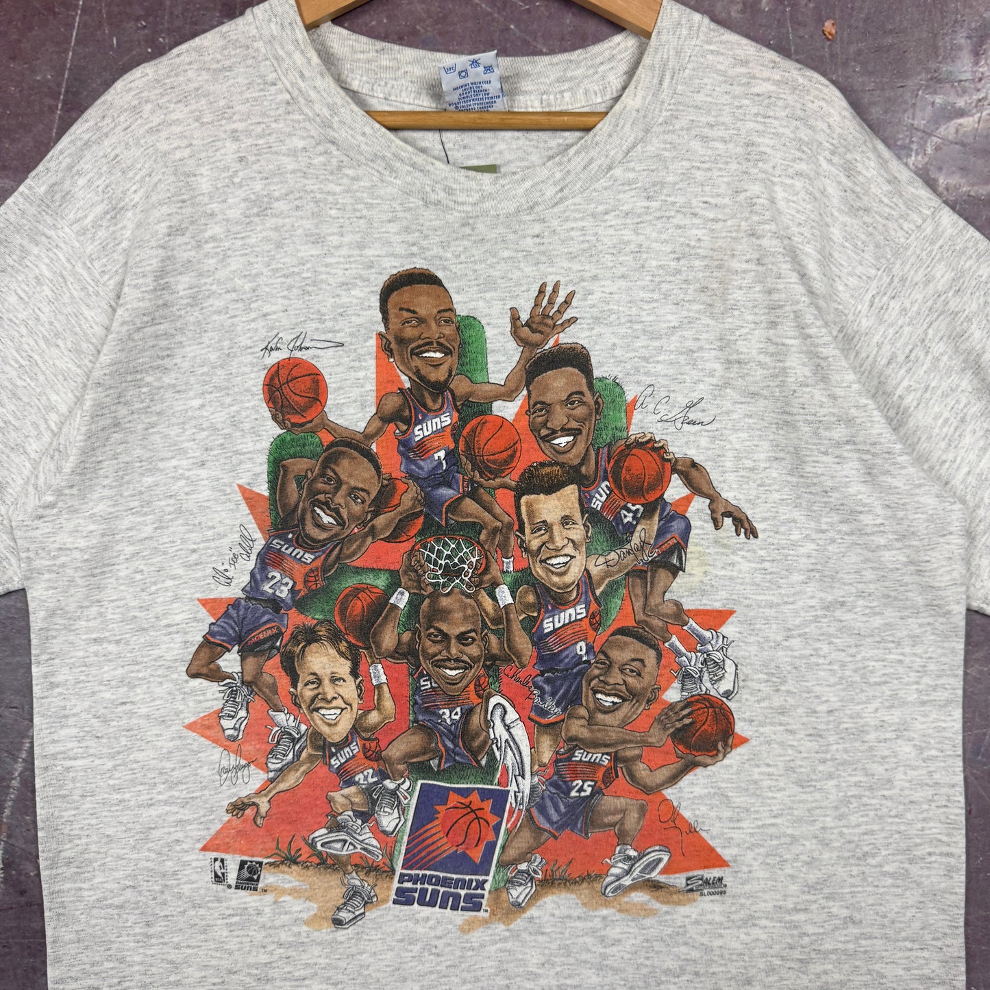 90s Grey Phoenix Suns Shirt 3314