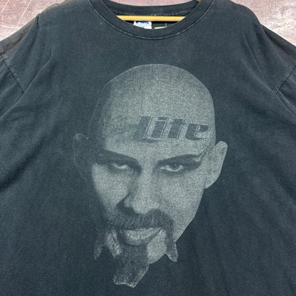 90s Black Miller Lite Shirt 3705