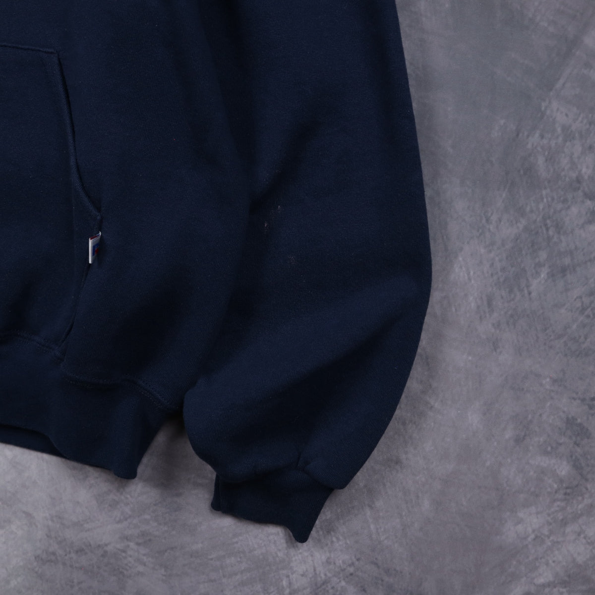 90s Navy Blue Keep It Classic Longhorn Graphic Hoodie 5674
