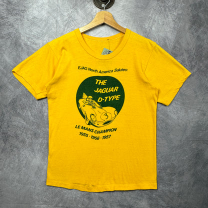 60s Yellow Jaguar D-Type Le Mans Shirt 3973