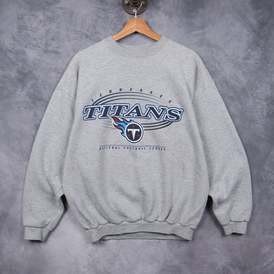 90s Grey Tennessee Titans Crewneck Sweatshirt 6444