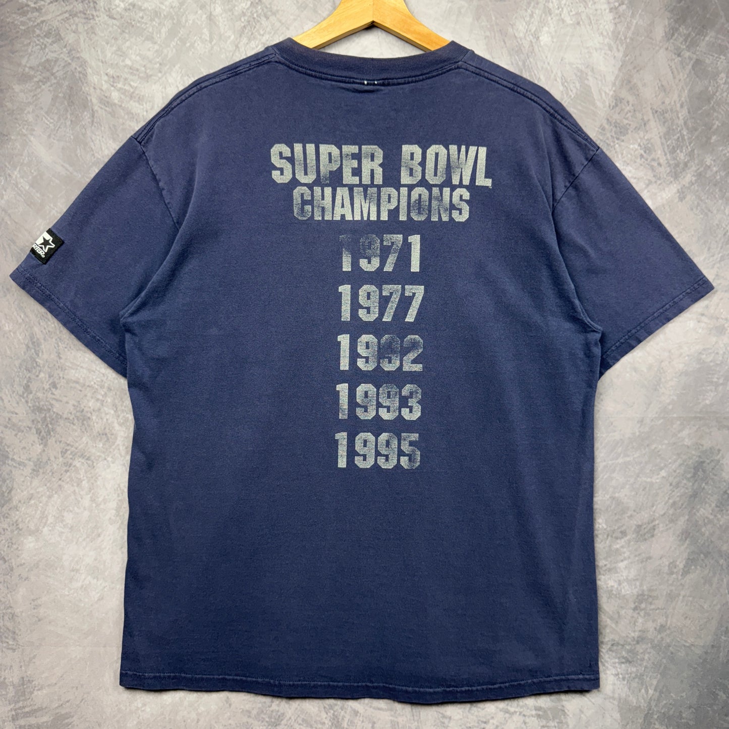 90s Blue Dallas Cowboys Super Bowl Champions Shirt 4172