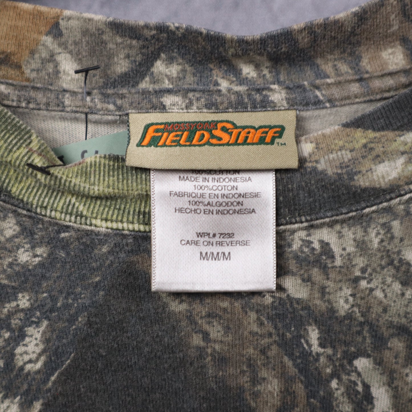 90s Mossy Oak Field Staff Realtree Camo Pocket Long Sleeve Shirt 5414