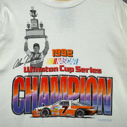 1992 White Nascar Shirt 3945