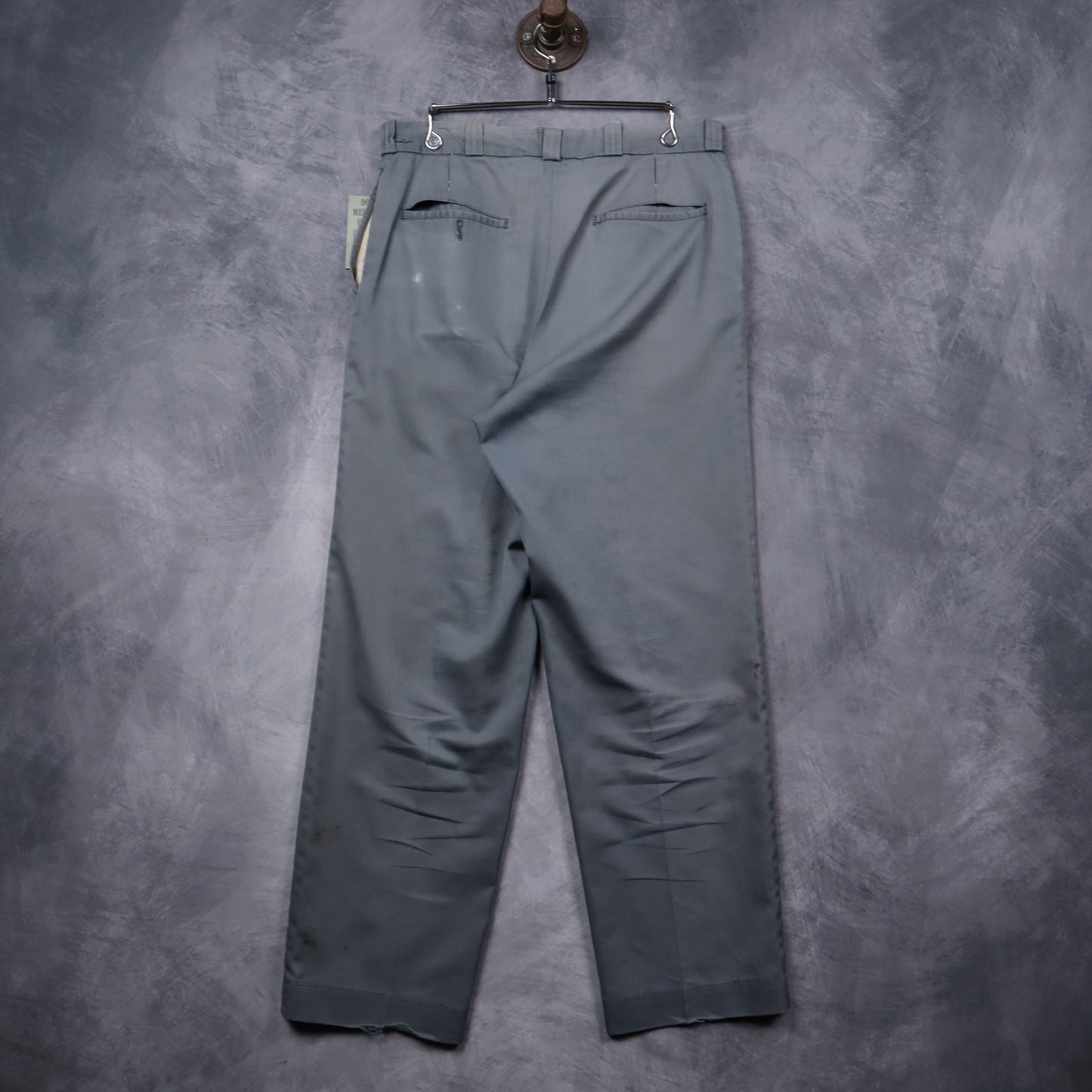 60s Slate Blue Koratron Work Trousers 5229
