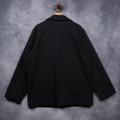 Early 00s Black Polo Jeans Co. Ralph Lauren Wool Jacket 5489