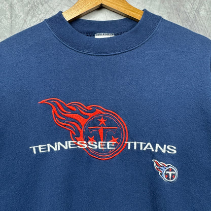 90s Blue Tennessee Titans Crewneck Sweatshirt 4267