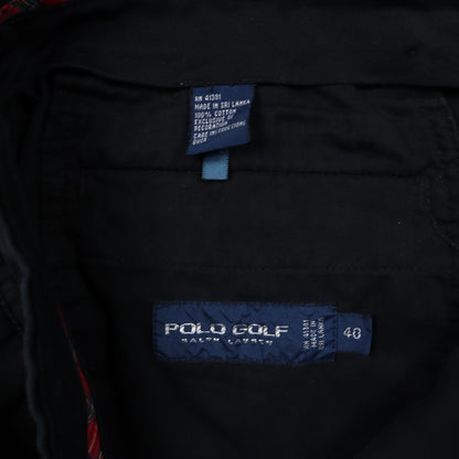 Y2K Black Polo Golf Ralph Lauren Chino Shorts 5195
