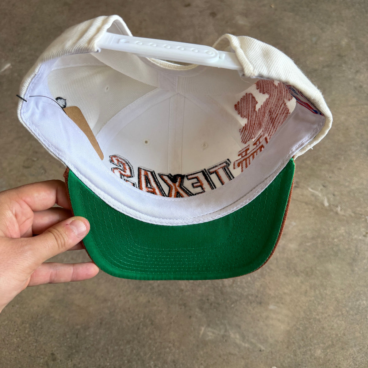 90s Cream Texas Longhorns Sports Specialties Snapback Hat 5775