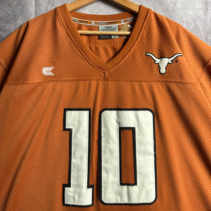 00s Orange Texas Longhorns Vince Young #10 Jersey 4576