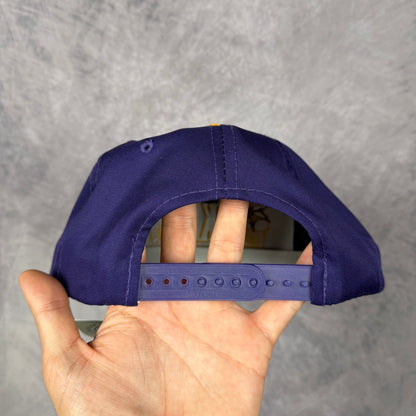 90s Purple Minnesota Vikings Snapback Hat 6799