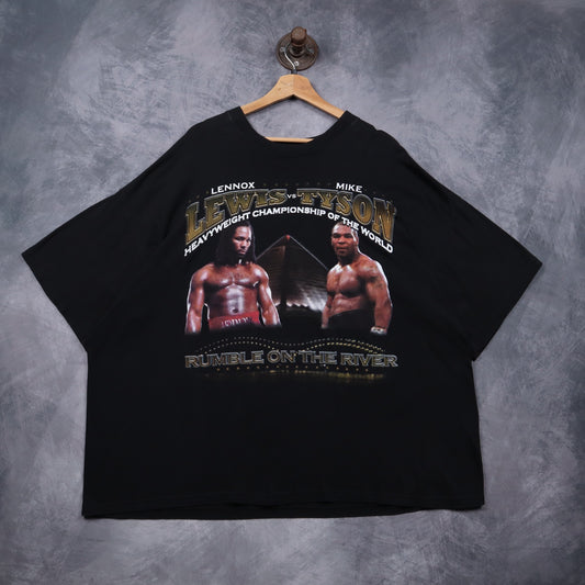 2002 Black Lewis vs Tyson Rumble On The River Shirt 4914