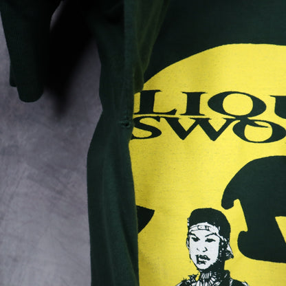 90s Green Genius/GZA Liquid Swords Long Sleeve Shirt 5125