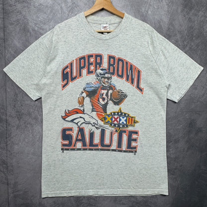 90s Grey Denver Broncos Terrell Davis Shirt 4240