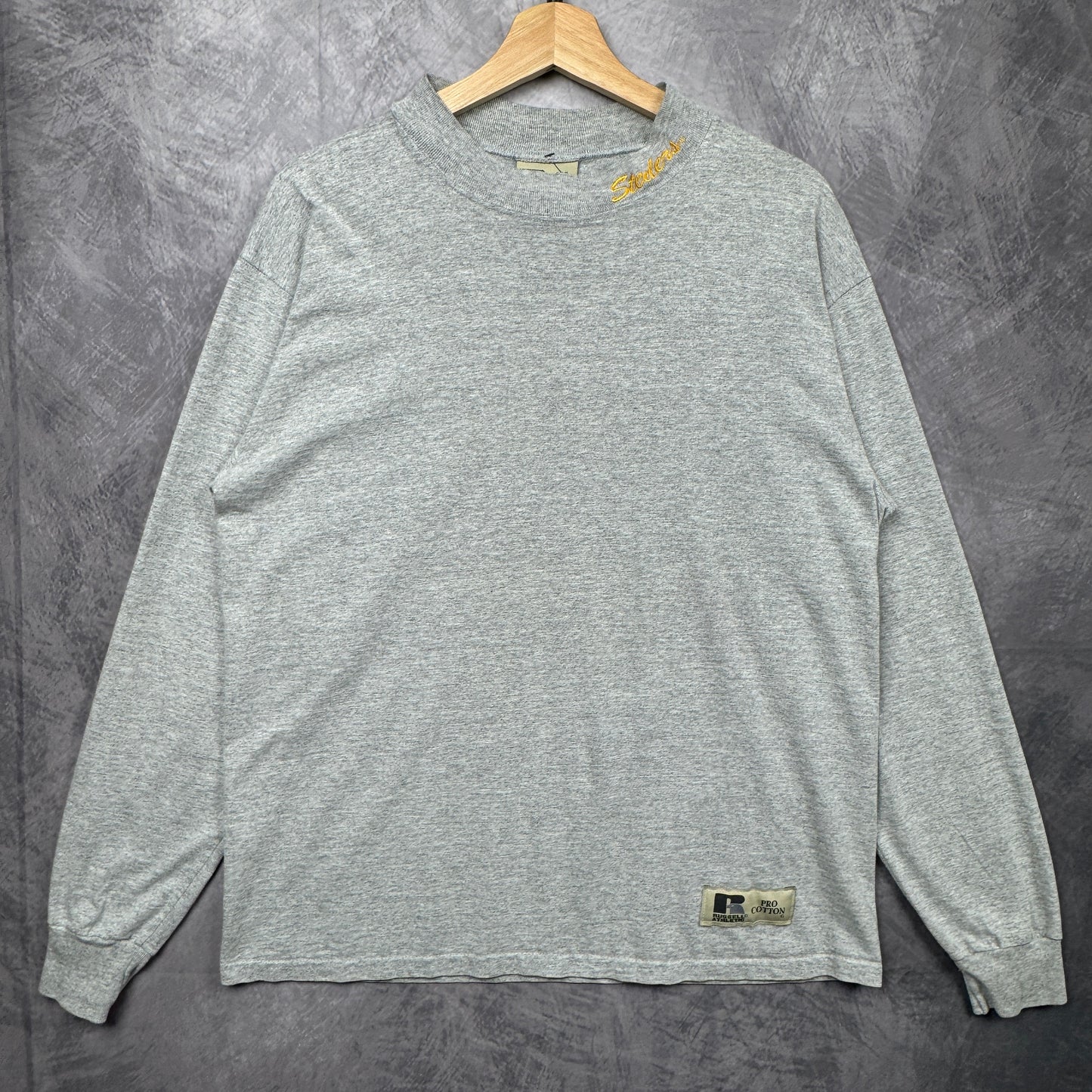 Early 00s Grey Pittsburgh Steelers Mock Neck Shirt 4193