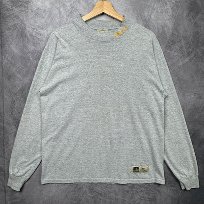 Early 00s Grey Pittsburgh Steelers Mock Neck Shirt 4193