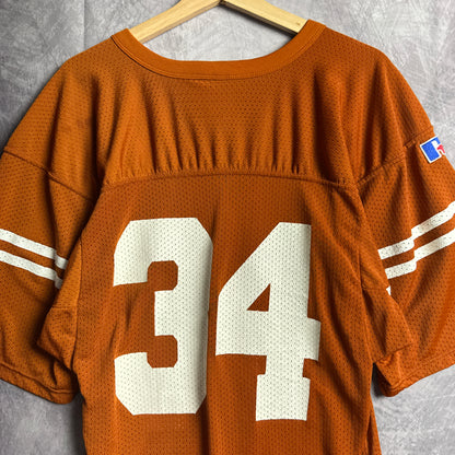 90s Orange Texas Longhorns Russell Ricky Williams #34 Jersey 4615