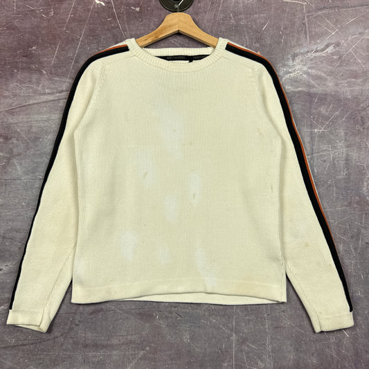90s Off White Harley Davidson Knit Sweater 3071