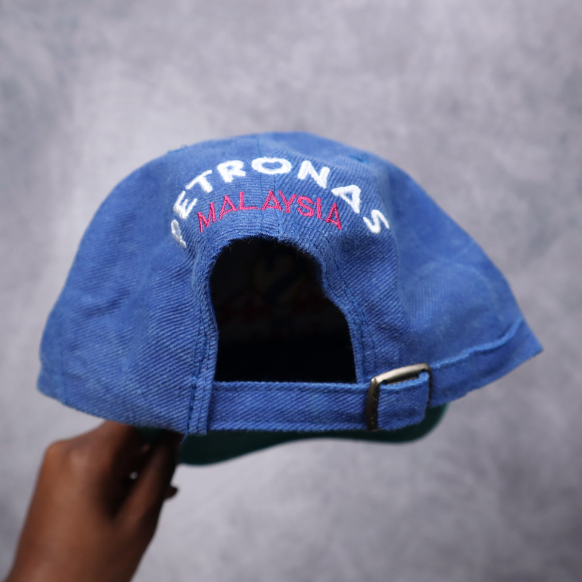 90s Blue Red Bull Sauber Petronas Malaysia F1 Hat 7346