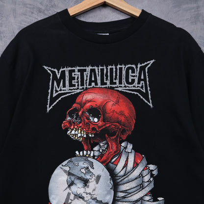 2004 Black Metallica Madly In Anger With The World Pushead Tour Shirt 4946