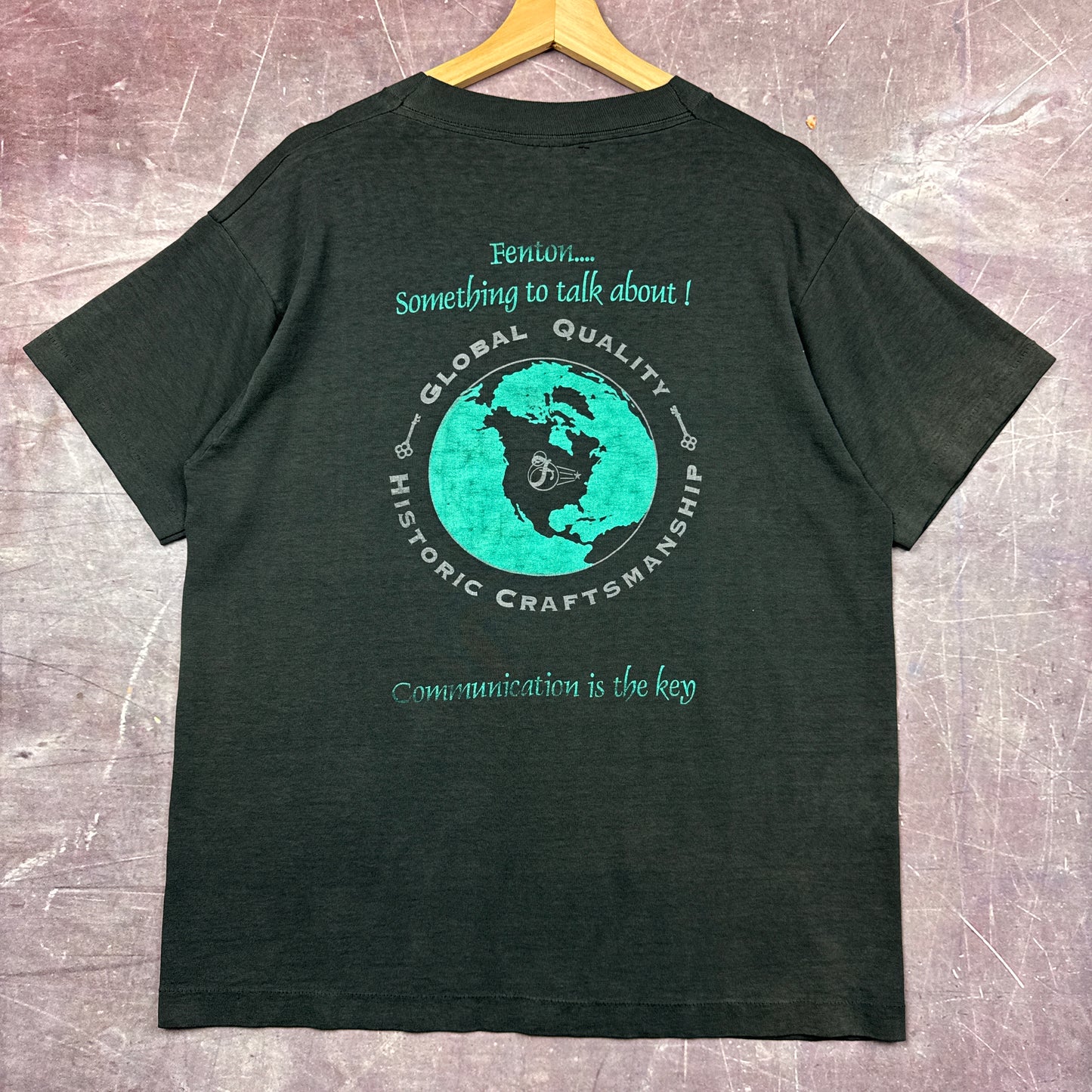 90s Black Fenton Global Shirt 3653