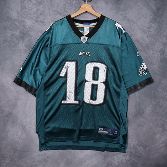 00s Green Philadelphia Eagles Maclin #18 Reebok Jersey 6667