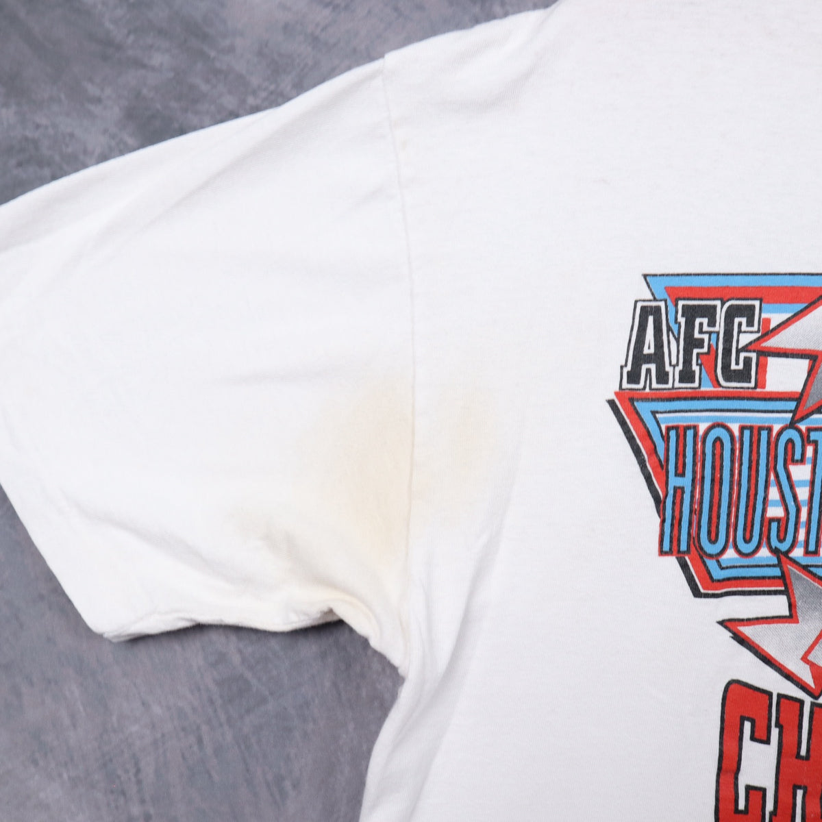 1993 White Houston Oilers AFC Central Division Champions Shirt 6634