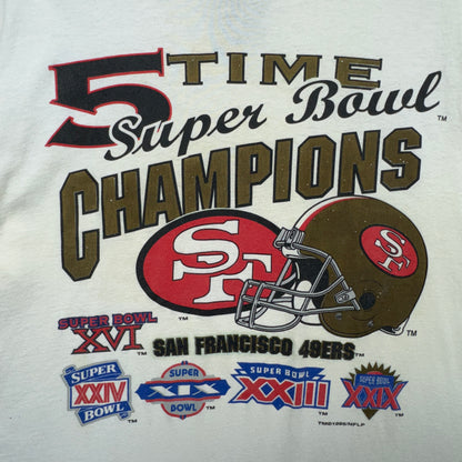 1995 White San Francisco 49ers Shirt 4208