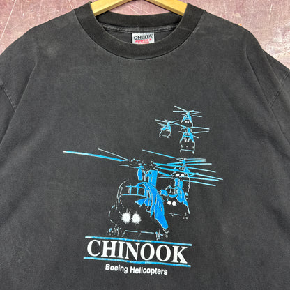 90s Chinook Boeing Helicopters Tee 3807