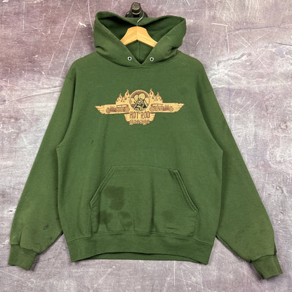 00s Green Rat Fink Hoodie 3067