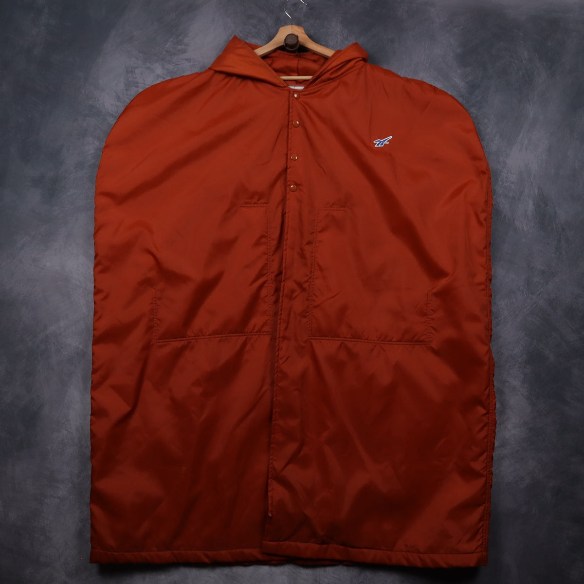 90s Burnt Orange Texas Longhorns Reebok Hooded Sideline Cape 5949