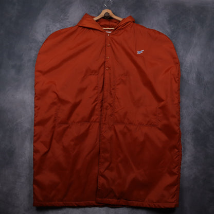 90s Burnt Orange Texas Longhorns Reebok Hooded Sideline Cape 5949