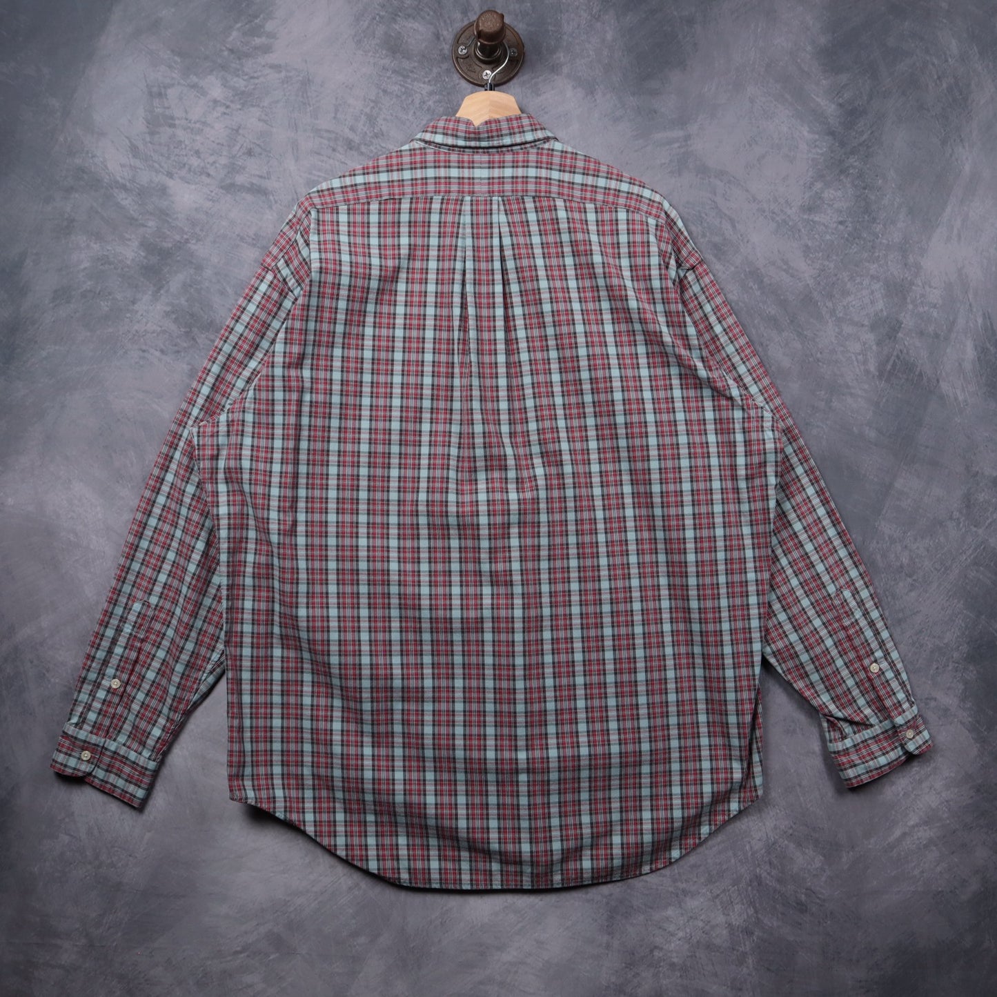 90s Red Plaid Ralph Lauren Long Sleeve Button Up Shirt 5316