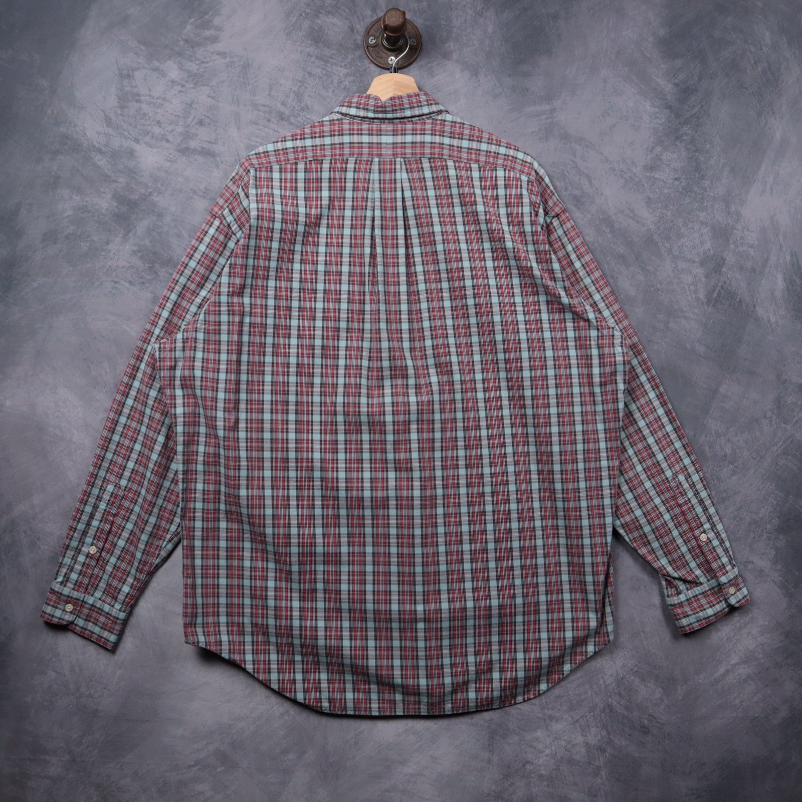 90s Red Plaid Ralph Lauren Long Sleeve Button Up Shirt 5316