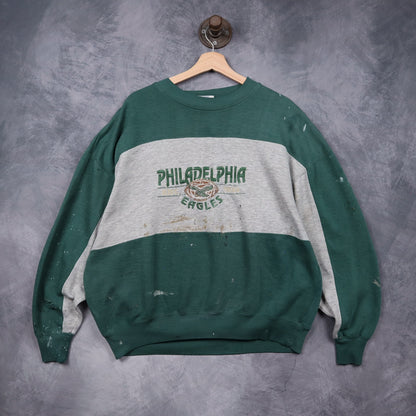 90s Green Philadelphia Eagles Crewneck Sweatshirt 6661