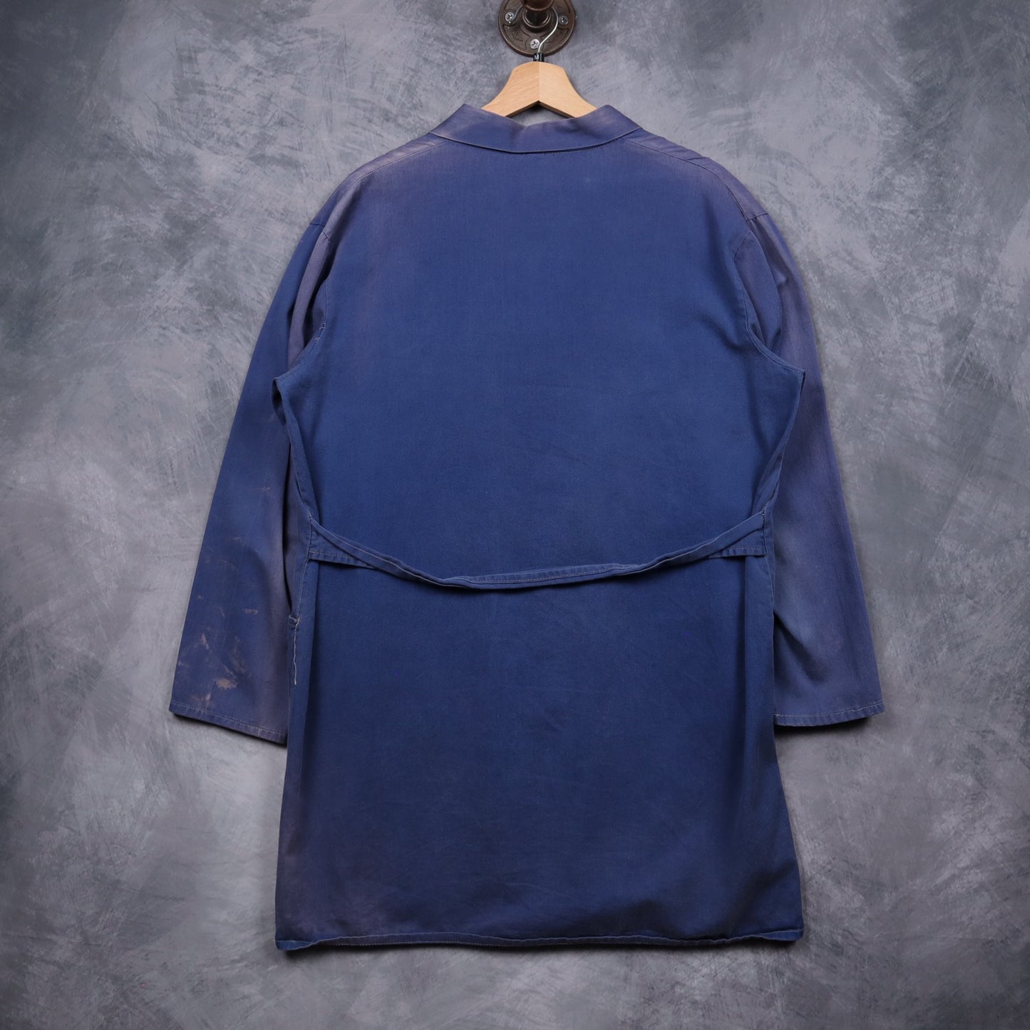 70s Faded Blue French Workwear Chore Coat 5080