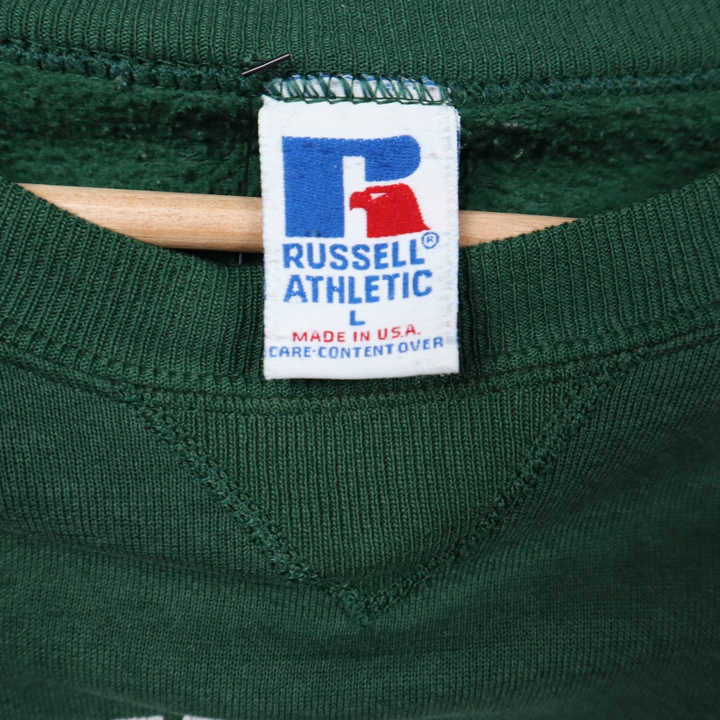 90s Green Michigan State Russell Athletic Crewneck Sweatshirt 5538