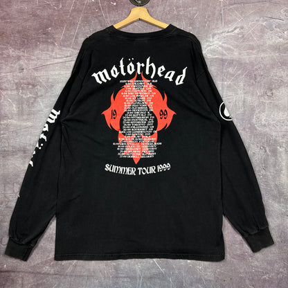1999 Black Motorhead Snake Bite Lobe Summer Tour Graphic Shirt XL H22