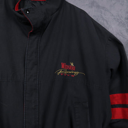 90s Black Winston Racing Team Jacket 4828