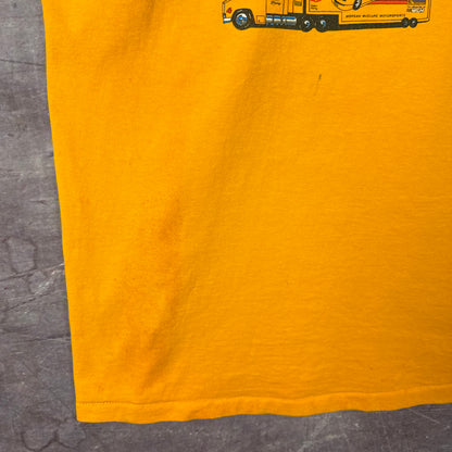 90s Yellow Kodak Nascar Shirt 3258