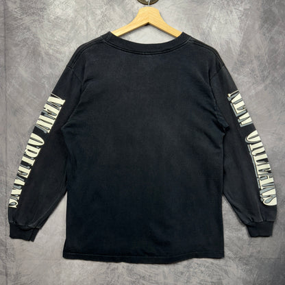1995 Black New Orleans Saints Longsleeve Shirt 4215