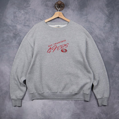 90s Grey San Francisco 49ers Crewneck Sweatshirt 6485