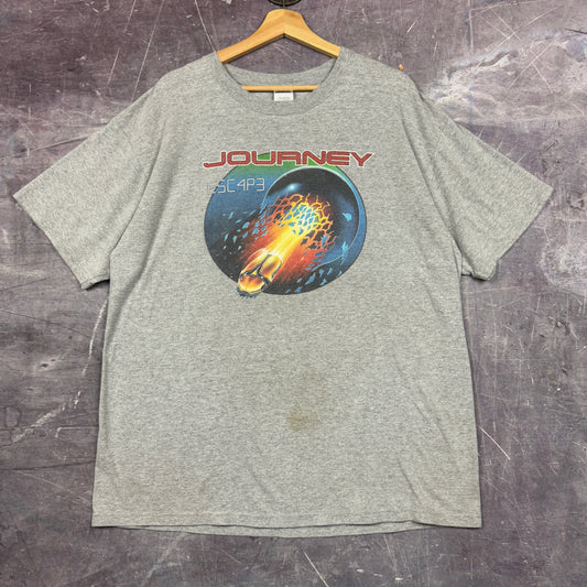 2006 Light Gray Journey Escape Tour Graphic Shirt XL 1171