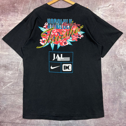 1995 Black Nike Honolulu Marathon Shirt 3332