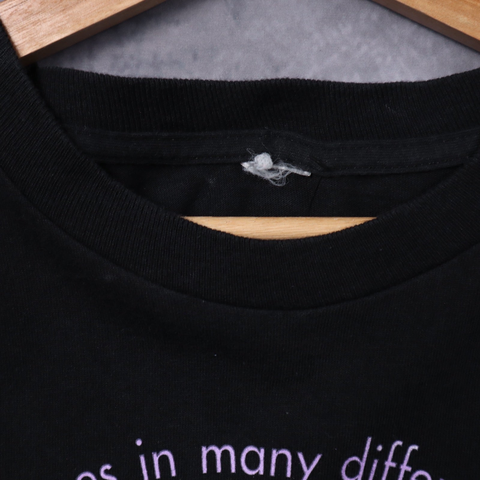 90s Black Dalmatian 'Love Comes In Many Different Spots' Shirt 5437