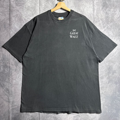 90s Black Texas Longhorns Ball Room Dance Club Shirt 4486