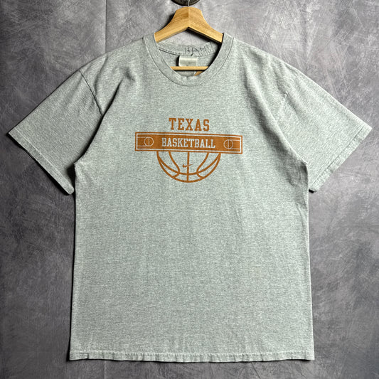 00s Grey Texas Longhorns Nike Basketball Shirt 4528