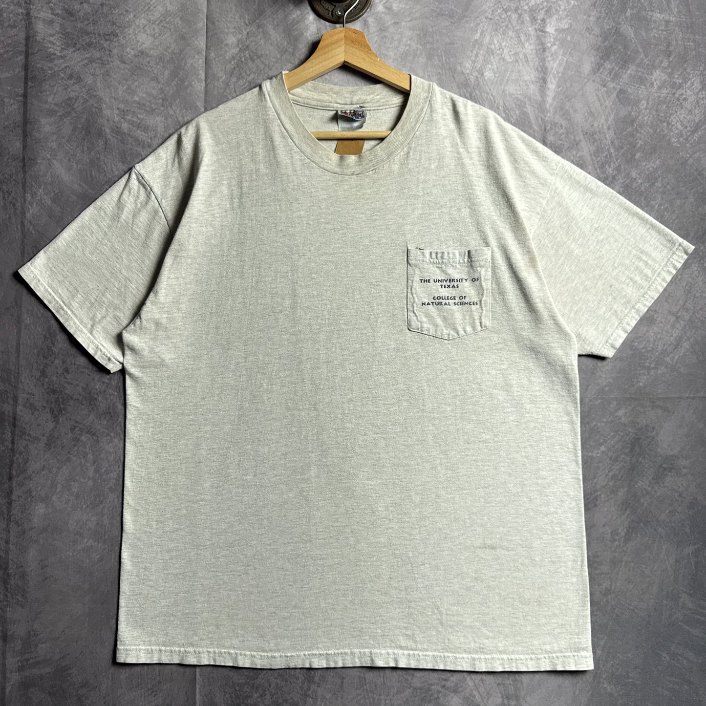 90s Grey Texas Longhorns College Of Natural Sciences Shirt 4488