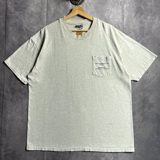 90s Grey Texas Longhorns College Of Natural Sciences Shirt 4488