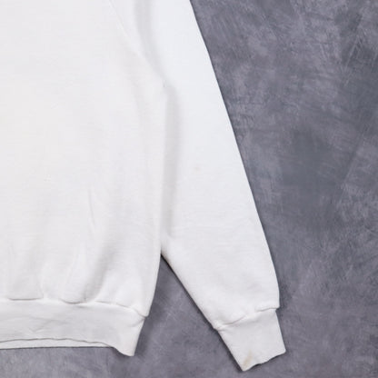 90s White University Of Texas Longhorns Crewneck Sweatshirt 5716